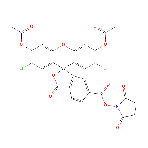 6-Carboxy-2',7'-dichlorofluorescein 3',6'-Diacetate Succinimidyl Ester (CAS: 852299-81-1) - Related Chemical Product