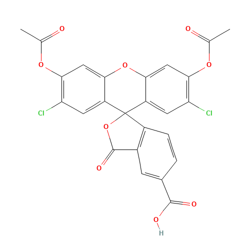 5(6)-Carboxy-2',7'-dichlorofluorescein 3',6'-Diacetate (CAS: 127770-45-0) - Related Chemical Product