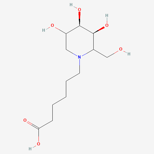 N-5-Carboxypentyl-1-deoxygalactonojirimycin (CAS: 1240479-07-5) - Related Chemical Product