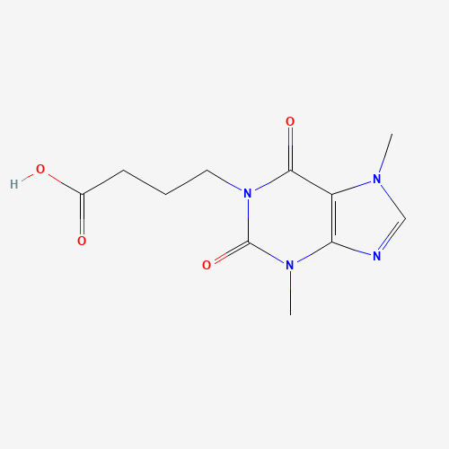 1-(3-Carboxypropyl)-3,7-dimethylxanthine (CAS: 6493-07-8) - Related Chemical Product