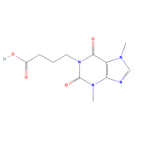 1-(3-Carboxypropyl)-3,7-dimethylxanthine (CAS: 6493-07-8) - Related Chemical Product