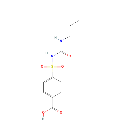 4-Carboxy Tolbutamide (CAS: 2224-10-4) - Chemical Structure and Molecular Formula 