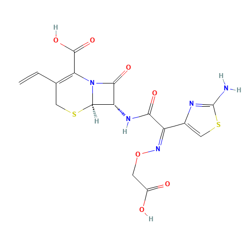 7-epi-Cefixime (Cefixime EP Impurity C) (CAS: 108691-83-4) - Chemical Structure and Molecular Formula 