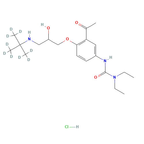 Celiprolol-d9 Hydrochloride (CAS: 1215535-20-8) - Related Chemical Product