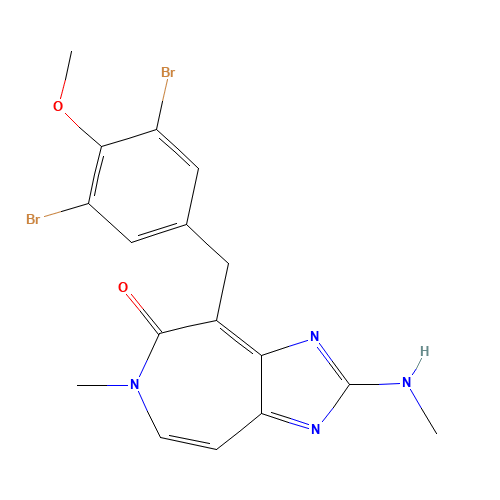 Ceratamine A (CAS: 634151-15-8) - Chemical Structure and Molecular Formula 