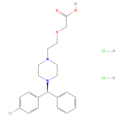 (S)-Cetirizine Dihydrochloride (CAS: 163837-48-7) - Related Chemical Product