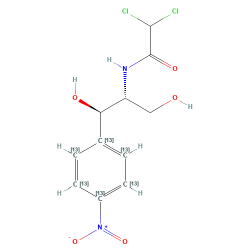 Chloramphenicol-13C6 (CAS: 1217706-02-9) - Related Chemical Product