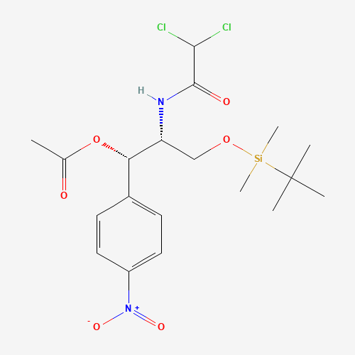 Chloramphenicol 2-(O-tert-Butyldimethylsilyl)methyl 1-Acetate (CAS: 864529-27-1) - Related Chemical Product