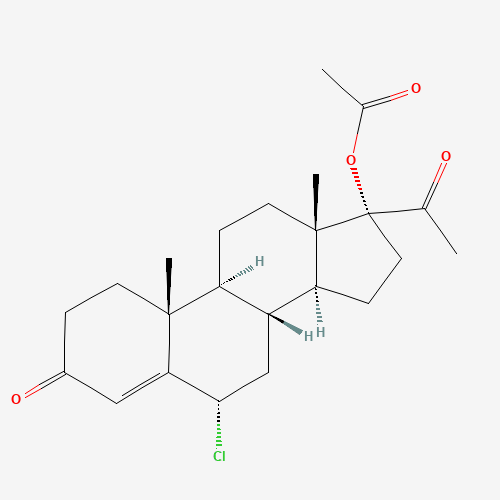 6a-Chloro-17-acetoxy Progesterone (CAS: 2477-73-8) - Related Chemical Product