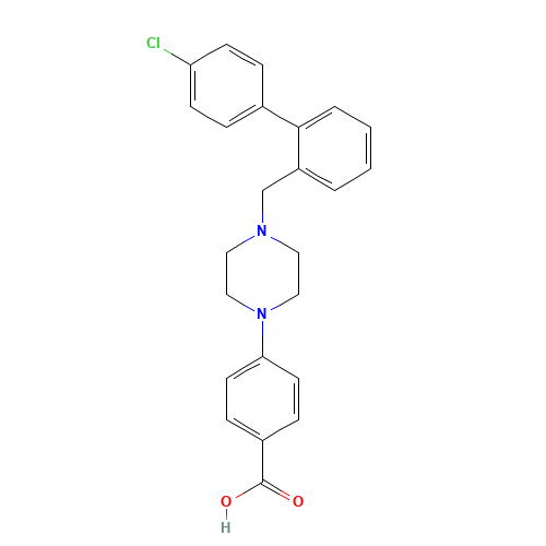 4-[4-(4'-Chlorobiphenyl-2-ylmethyl)piperazin-1-yl]benzoic Acid (CAS: 916204-05-2) - Related Chemical Product