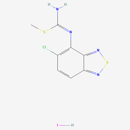 (5-Chloro-2,1,3-benzothiadiazol-4-yl)-carbamimidothioic Acid Methyl Ester Hydriodide Salt (CAS: 51323-03-6) - Related Chemical Product