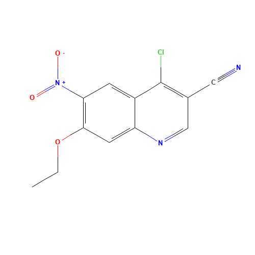 4-Chloro-3-cyano-7-ethoxy-6-nitroquinoline (CAS: 214476-09-2) - Related Chemical Product