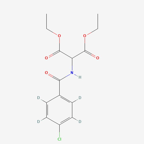(4-Chlorobenzoylamino)malonic Acid-d4 Diethyl Ester (CAS: 1216553-23-9) - Related Chemical Product