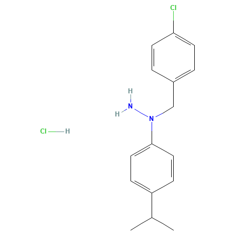 1-(4-Chlorobenzyl)-1-[4-(isopropyl)phenyl]hydrazine,Hydrochloride (CAS: 113243-68-8) - Related Chemical Product