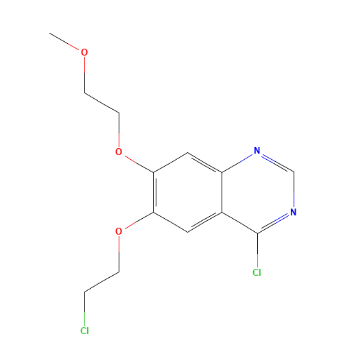 4-Chloro-6-(2-chloroethoxy)-7-(2-methoxyethoxy)quinazoline (CAS: 183322-19-2) - Related Chemical Product