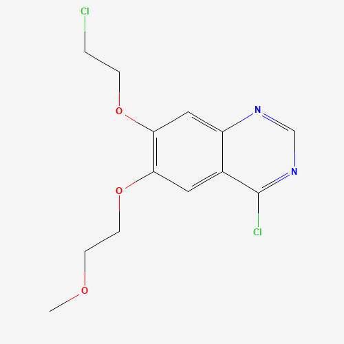 4-Chloro-7-(2-chloroethoxy)-6-(2-methoxyethoxy)quinazoline (CAS: 183322-20-5) - Related Chemical Product