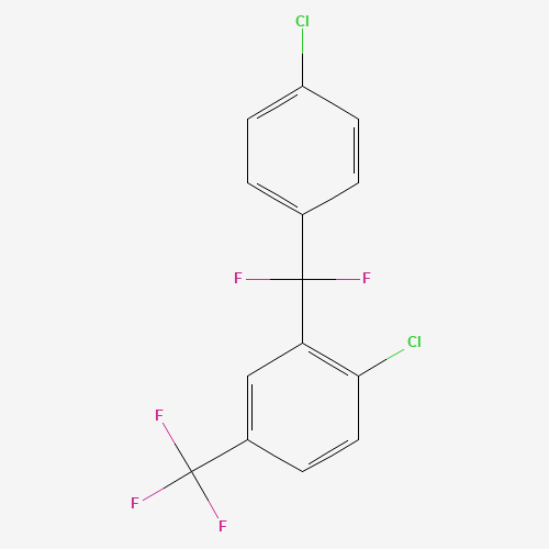 1-Chloro-2-[(4-chlorophenyl)difluoromethyl]-4-(trifluoromethyl)benzene (CAS: 95998-70-2) - Related Chemical Product