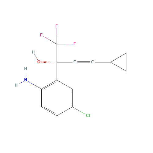 (R)-5-Chloro-a-(cyclopropylethynyl)-2-amino-a-(trifluoromethyl) benzenemethanol (CAS: 927812-33-7) - Related Chemical Product