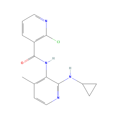 2-Chloro-N-[2-(cyclopropylamino)-4-methyl-3-pyridinyl]-3-pyridinecarboxamide (CAS: 284686-19-7) - Related Chemical Product