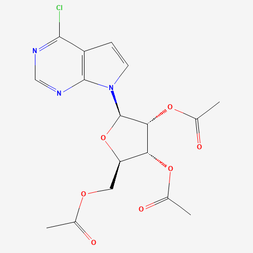 6-Chloro-7-deaza-9-(2',3',5'-tri-O-acetyl-b-D-ribofuranoysyl)purine (CAS: 16754-79-3) - Related Chemical Product
