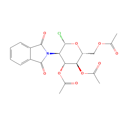 Chloro 2-Deoxy-2-N-phthalimido-3,4,6-tri-O-acetyl-b-D-glucopyranoside (CAS: 7772-87-4) - Related Chemical Product