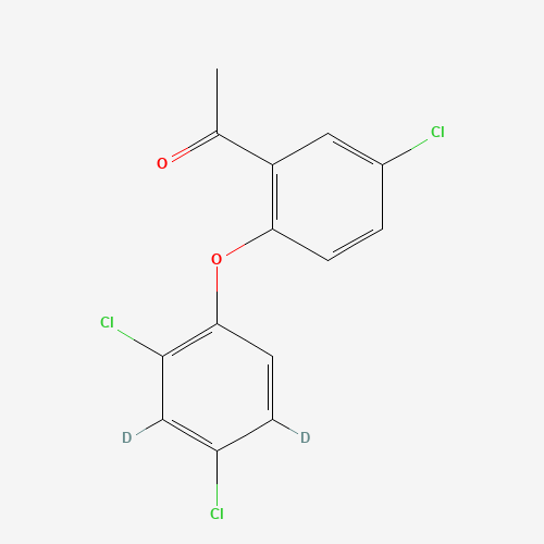 1-[5-Chloro-2-(2,4-dichlorophenoxy)phenylethanone]-d2 Major (CAS: 1189477-14-2) - Related Chemical Product