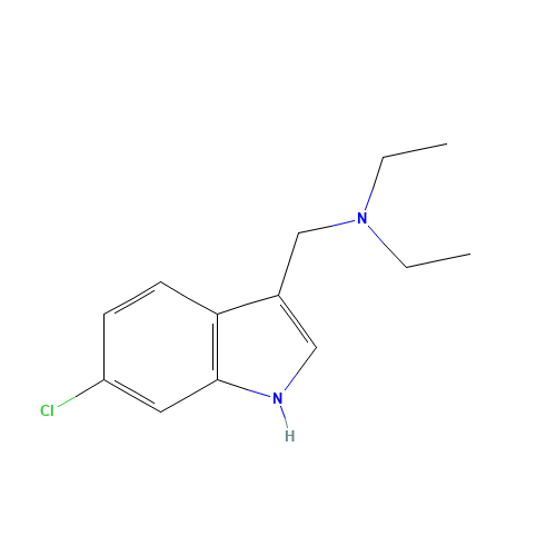 6-Chloro-3-diethylaminomethyl-indole (CAS: 63353-00-4) - Related Chemical Product