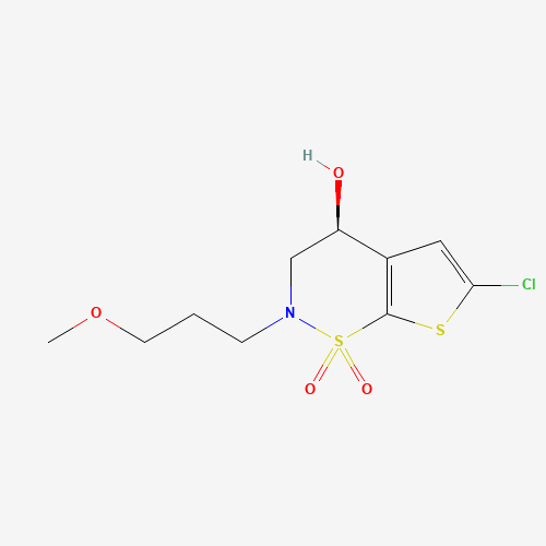 (4S)-6-Chloro-3,4-dihydro-2-(3-methoxypropyl)-2H-thieno[3,2-e]-1,2-thiazin-4-ol 1,1-Dioxide (CAS: 160982-13-8) - Related Chemical Product