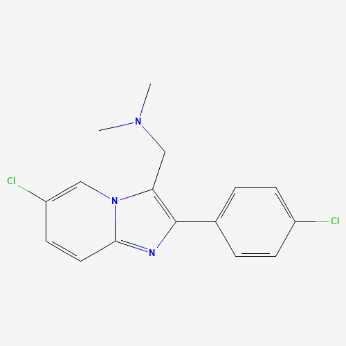 6-Chloro-2-(4-chlorophenyl)-N,N-dimethylimidazo[1,2-a]pyridine-3-methanamine (CAS: 365213-33-8) - Related Chemical Product