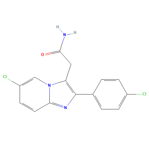 6-Chloro-2-(4-chlorophenyl)imidazo[1,2-a]pyridine-3-acetamide (CAS: 82626-73-1) - Related Chemical Product