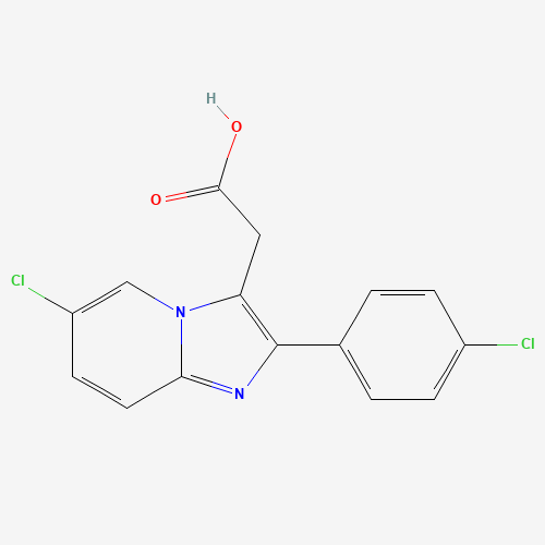 6-Chloro-2-(4-chlorophenyl)imidazo[1,2-a]pyridine-3-acetic Acid (CAS: 82626-74-2) - Related Chemical Product
