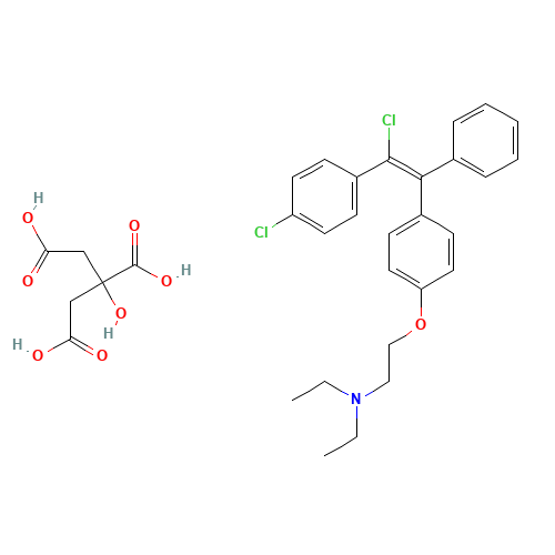 4'-Chloro Clomiphene Citrate (CAS: 14158-75-9) - Related Chemical Product