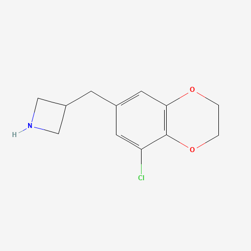 3-[(8-Chloro-2,3-dihydro-1,4-benzodioxin-6-yl)methyl]azetidine (CAS: 937624-75-4) - Related Chemical Product