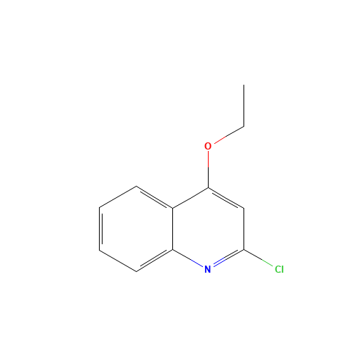 2-Chloro-4-ethoxyquinoline (CAS: 4295-08-3) - Chemical Structure and Molecular Formula 