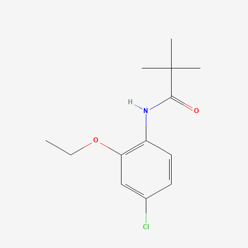 N-(4-Chloro-6-ethoxyphenyl)-2,2-dimethylpropanamide (CAS: 922162-66-1) - Related Chemical Product