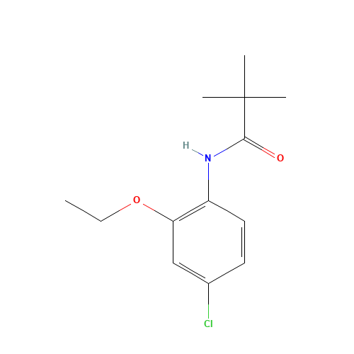 N-(4-Chloro-6-ethoxyphenyl)-2,2-dimethylpropanamide (CAS: 922162-66-1) - Related Chemical Product