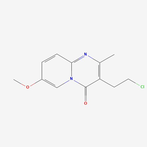 3-(2-Chloroethyl)-7-methoxy-2-methyl-4H-pyrido[1,2-a]pyrimidin-4-one (CAS: 147662-99-5) - Related Chemical Product