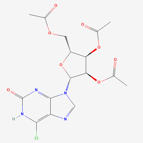 6-Chloro-2-hydroxy-9-(2',3',5'-tri-O-acetyl-b-D-ribofuranosyl)purine (CAS: 161923-50-8) - Related Chemical Product