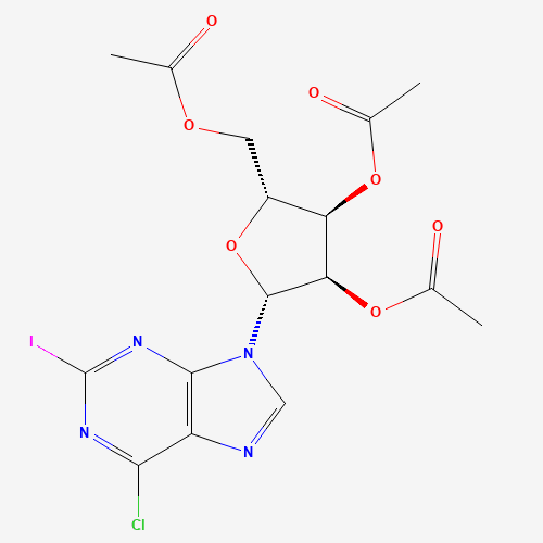 6-Chloro-2-iodo-9-(2',3',5'-tri-O-acetyl-b-D-ribofuranosyl)purine (CAS: 5987-76-8) - Related Chemical Product