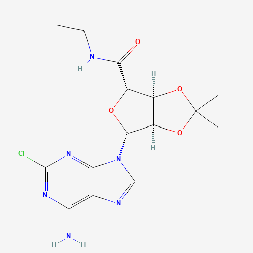 2-Chloro-2',3'-O-isopropylideneadenosine-5'-N-ethylcarboxamide (CAS: 120225-75-4) - Related Chemical Product