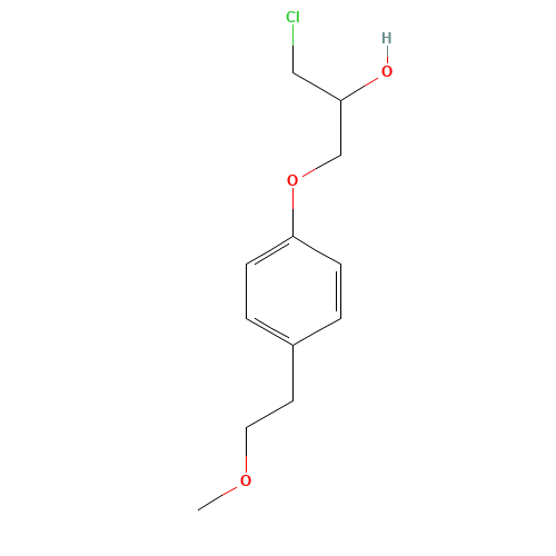 rac 1-Chloro-3-[4-(2-methoxyethyl)phenoxy]-2-propanol (CAS: 56718-76-4) - Related Chemical Product