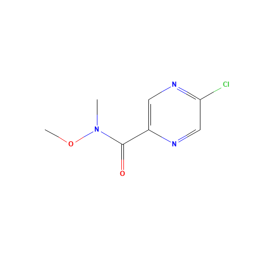 5-Chloro-N-methoxy-N-methyl-2-pyrazinecarboxamide (CAS: 1211533-01-5) - Related Chemical Product
