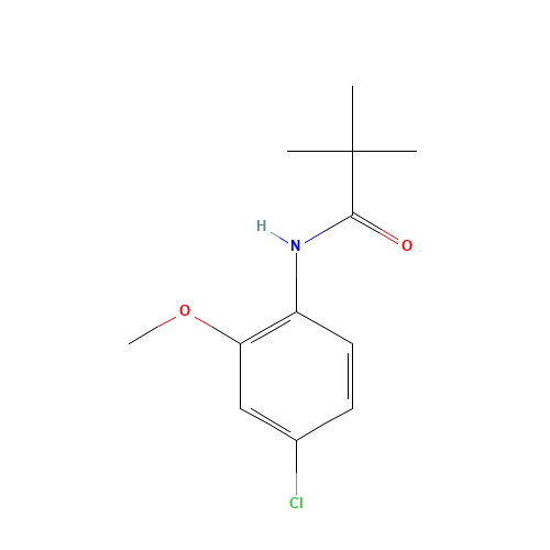 N-(4-Chloro-6-methoxyphenyl)-2,2-dimethylpropanamide (CAS: 113137-29-4) - Related Chemical Product