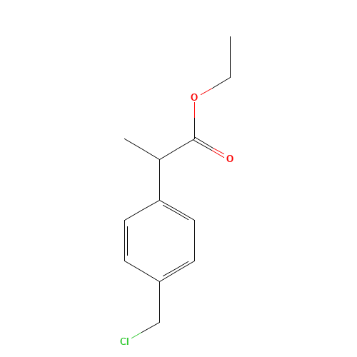 4-(Chloromethyl)-a-methyl-benzeneacetic Acid Ethyl Ester (CAS: 43153-03-3) - Related Chemical Product