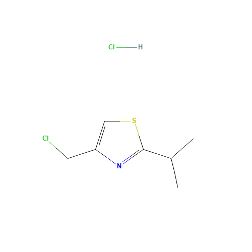 4-(Chloromethyl)-2-isopropyl]-4-thiazolyl,Hydrochloride Salt (CAS: 65386-28-9) - Related Chemical Product