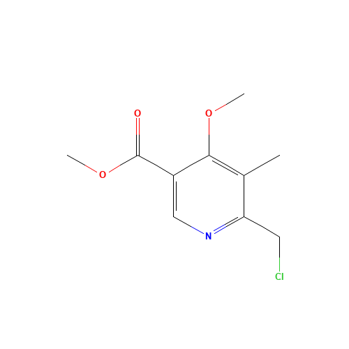 6-(Chloromethyl)-4-methoxy-5-methyl Nicotinic Acid Methyl Ester (CAS: 120003-81-8) - Related Chemical Product