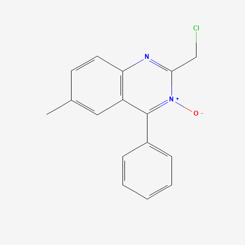 2-(Chloromethyl)-6-methyl-4-phenyl-quinazoline 3-Oxide (CAS: 94206-84-5) - Related Chemical Product