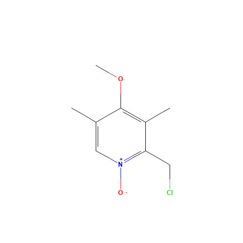 2-Chloromethyl-4-methoxy-3,5-dimethylpyridine 1-Oxide (CAS: 848694-10-0) - Related Chemical Product