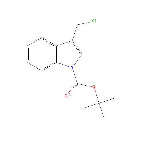 3-(Chloromethyl)-1H-indole-1-carboxylic Acid 1,1-Dimethylethyl Ester (CAS: 862704-32-3) - Related Chemical Product