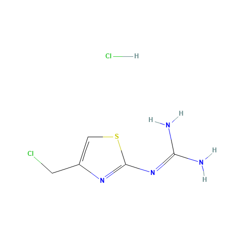 1-(4-Chloromethyl-2-thiazoyl)guanidine Hydrochloride Salt (CAS: 69014-12-6) - Related Chemical Product